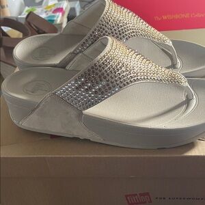 FitFlop Women's Sandals with Gold and Silver Accents